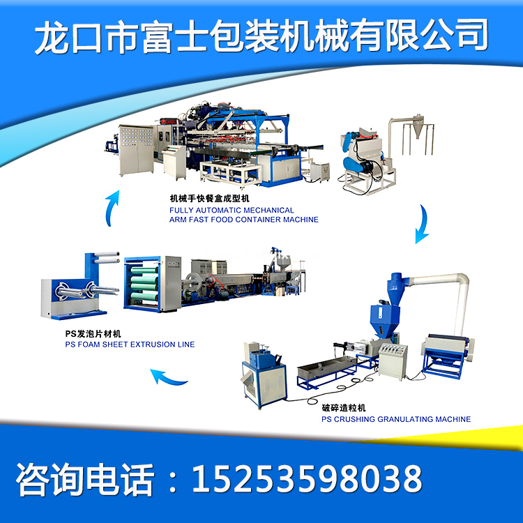 全自动机械手成型机生产线